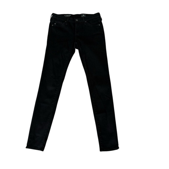 AG Adriano Goldschmied Dark Black Jeans Cropped Jeans Size 25R - Picture 1 of 10